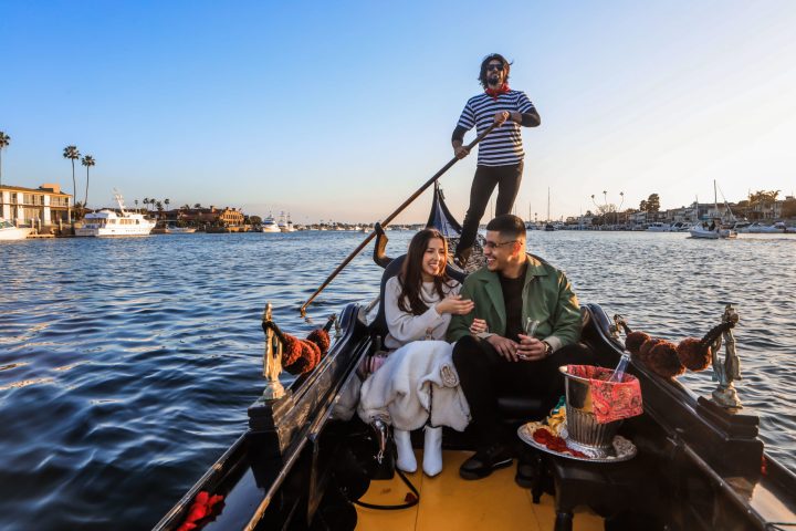 a man in a boat on a body of water