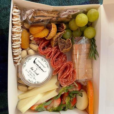 a plate of food on a table